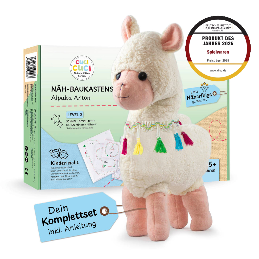 Näh-Baukastenset Alpaka Anton