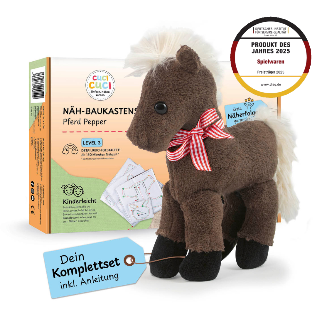 Näh-Baukastenset Pferd Pepper
