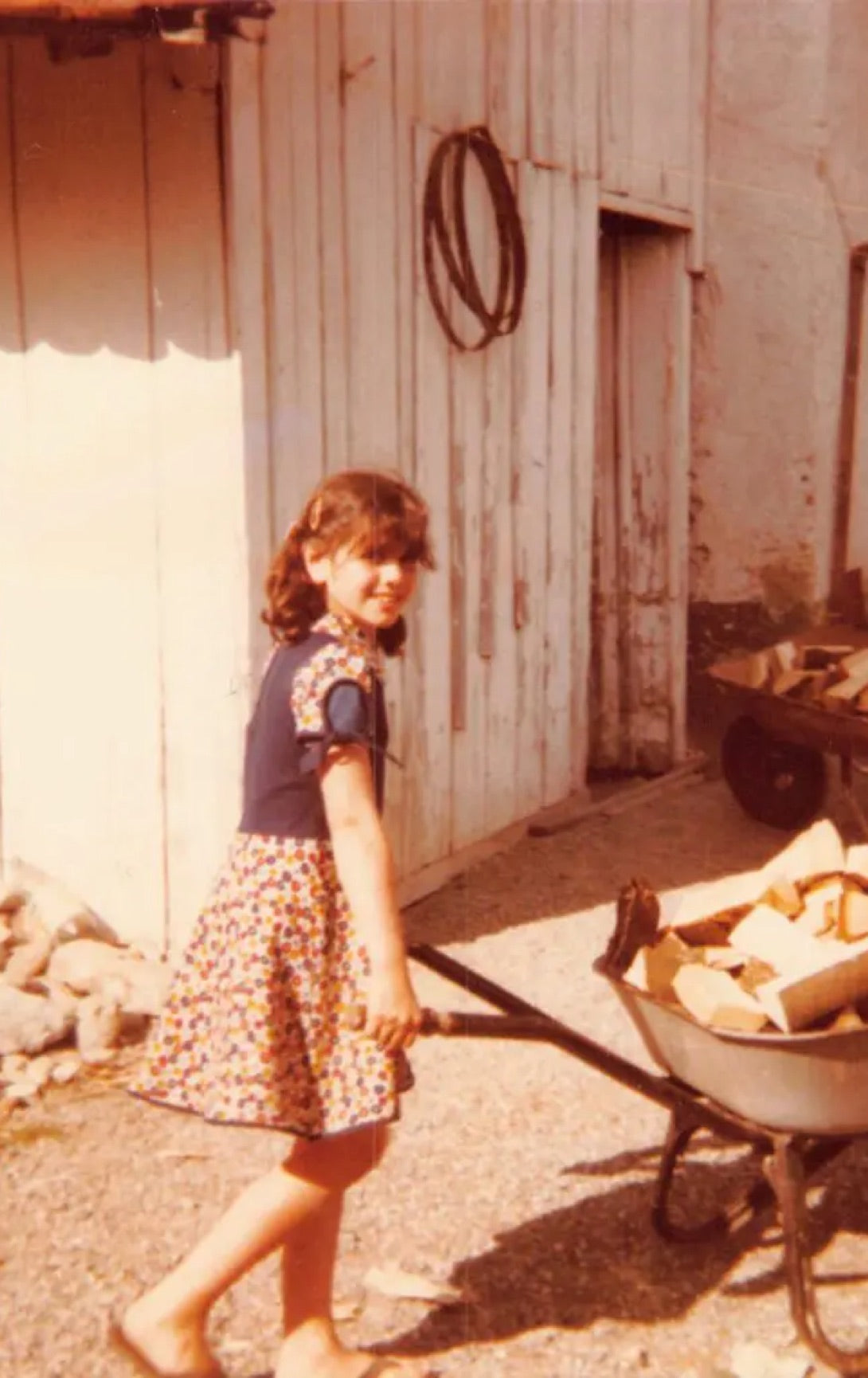 Die Gründerin als junges Mädchen.