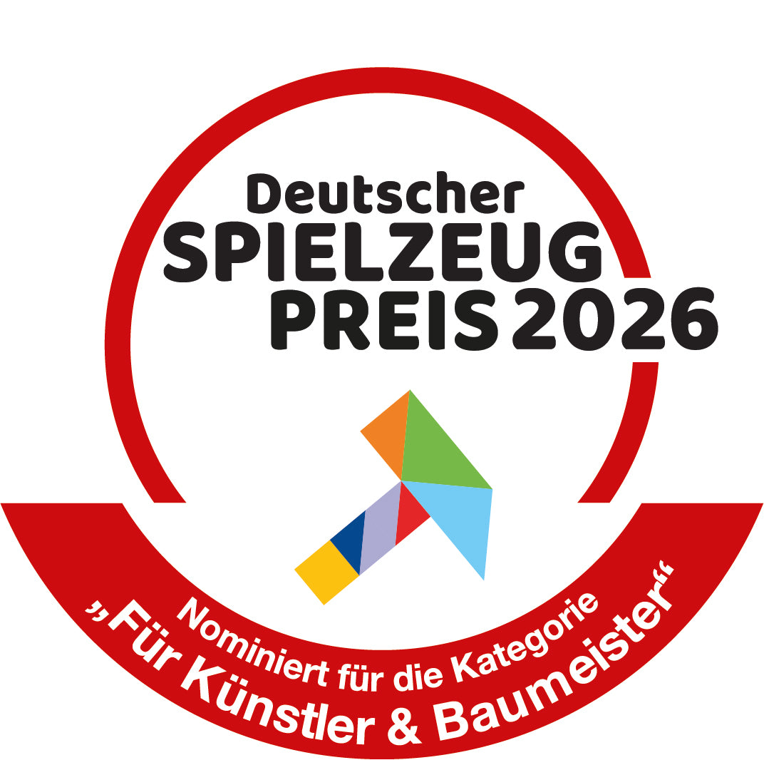 Deutscher Spielzeugpreis 2026: nominiert für Künstler und Baumeister